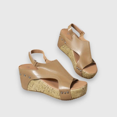 Mia | Vintage Plateau-Sandaler