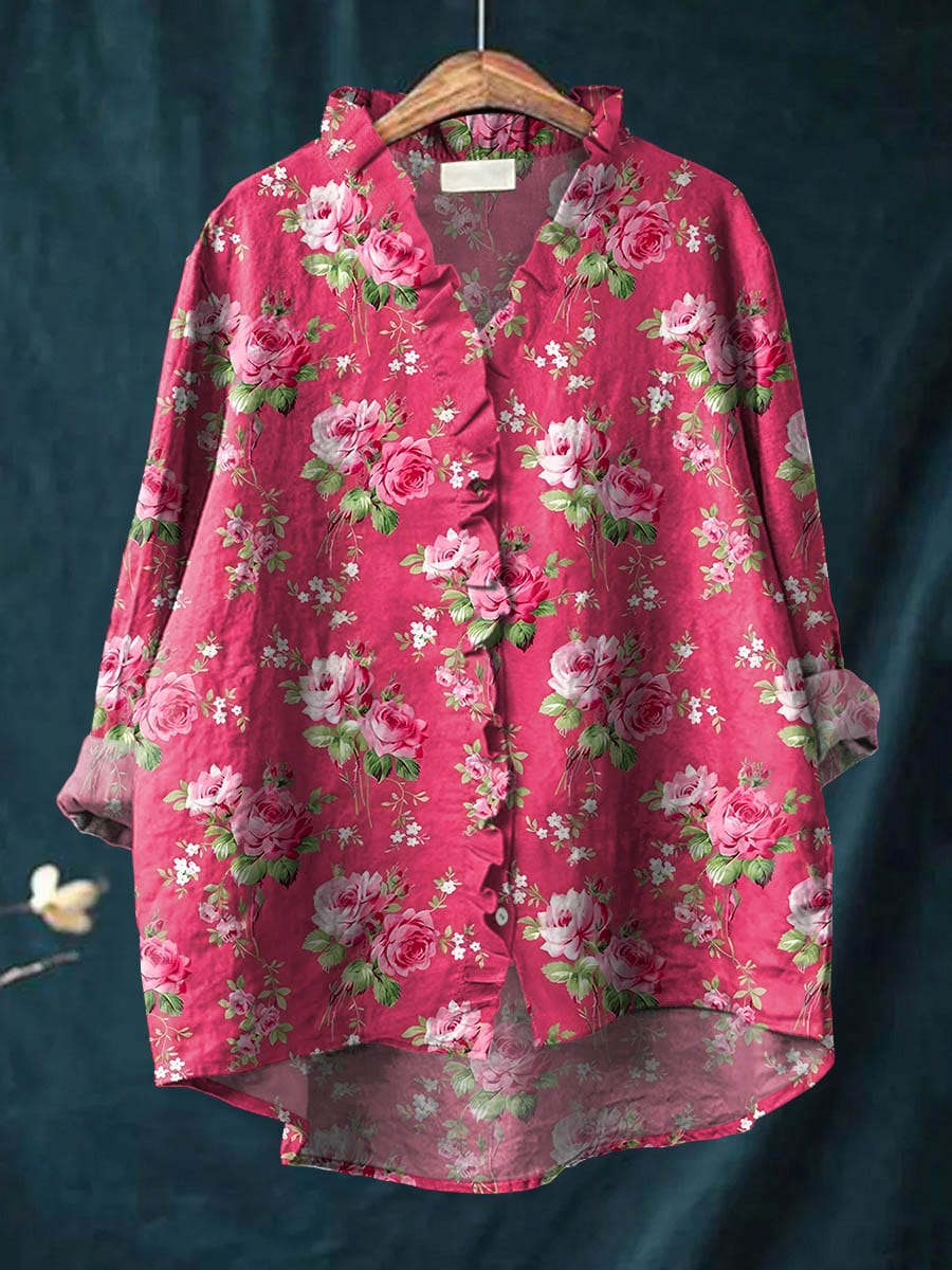 Bluse i Linned Tara