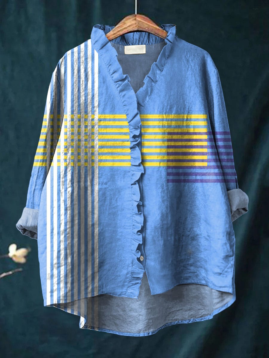 Bluse i Linned Tina