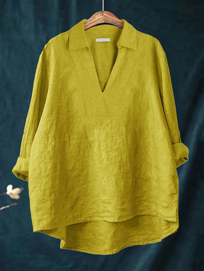 Bluse i Linned Maria