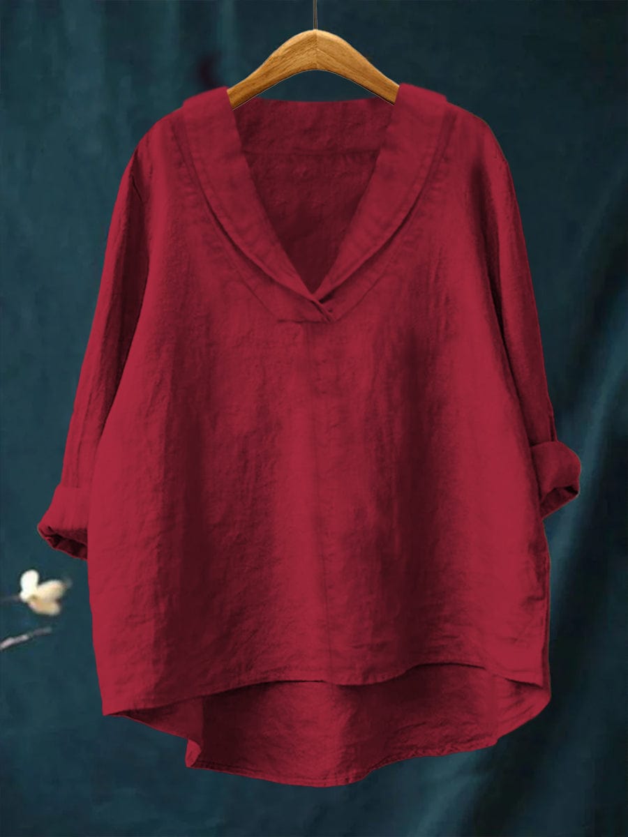 Bluse i Linned Samantha