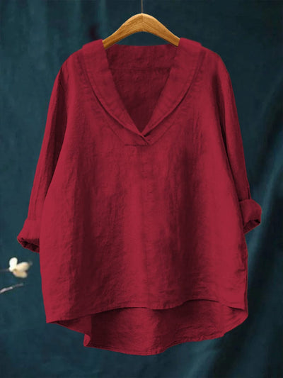 Bluse i Linned Samantha