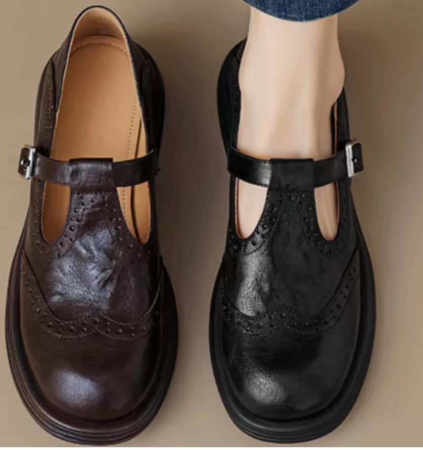 Isla | Elegante Læder-Mary Janes