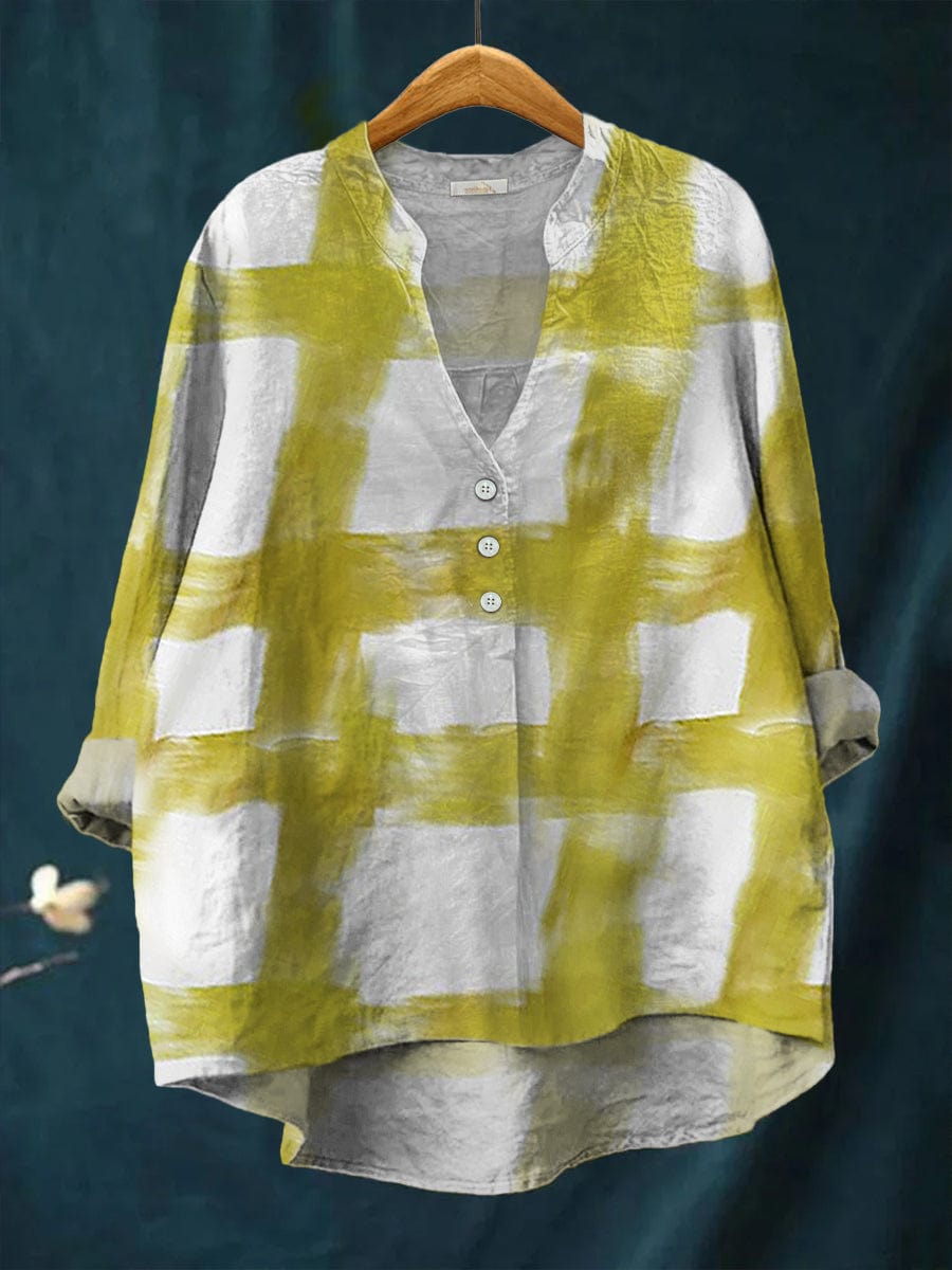 Bluse i Linned Angelique
