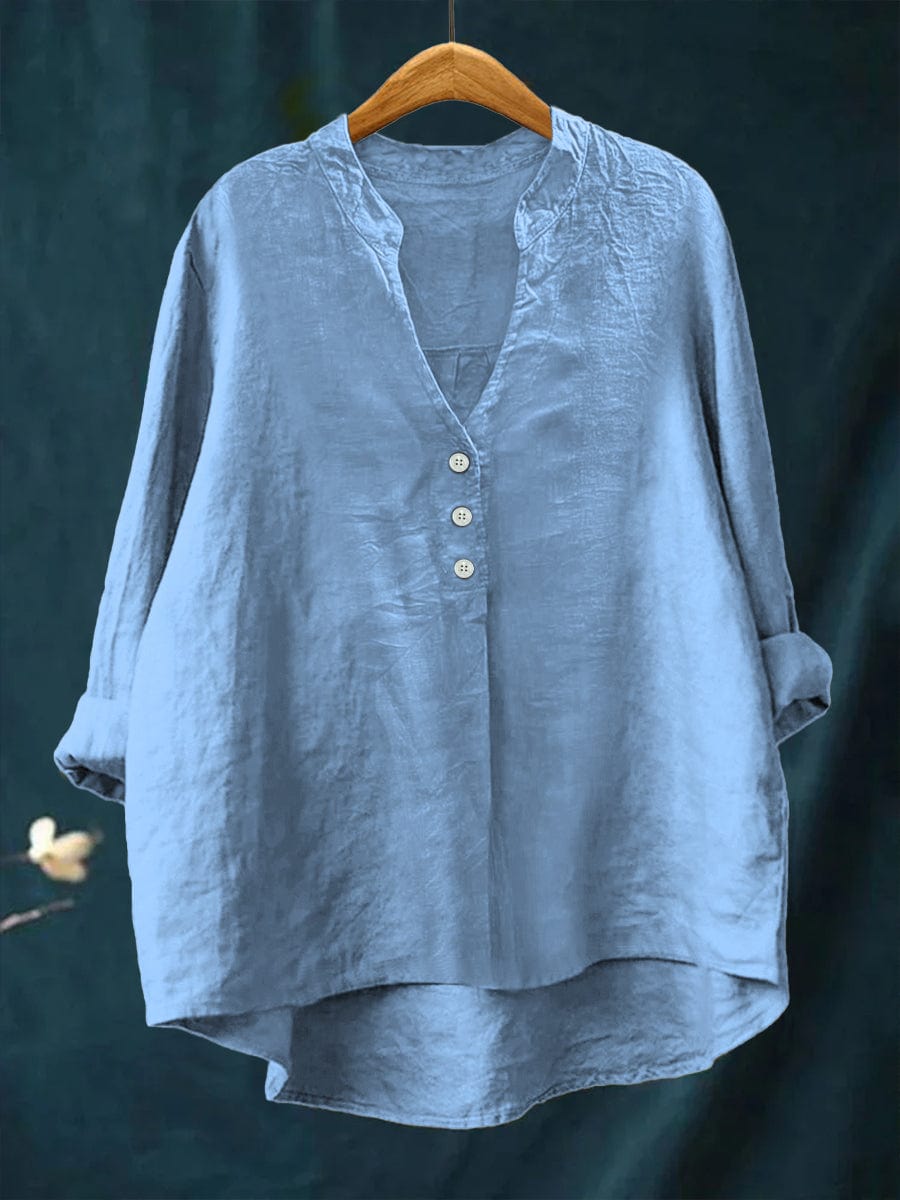 Bluse i Linned Sabrina