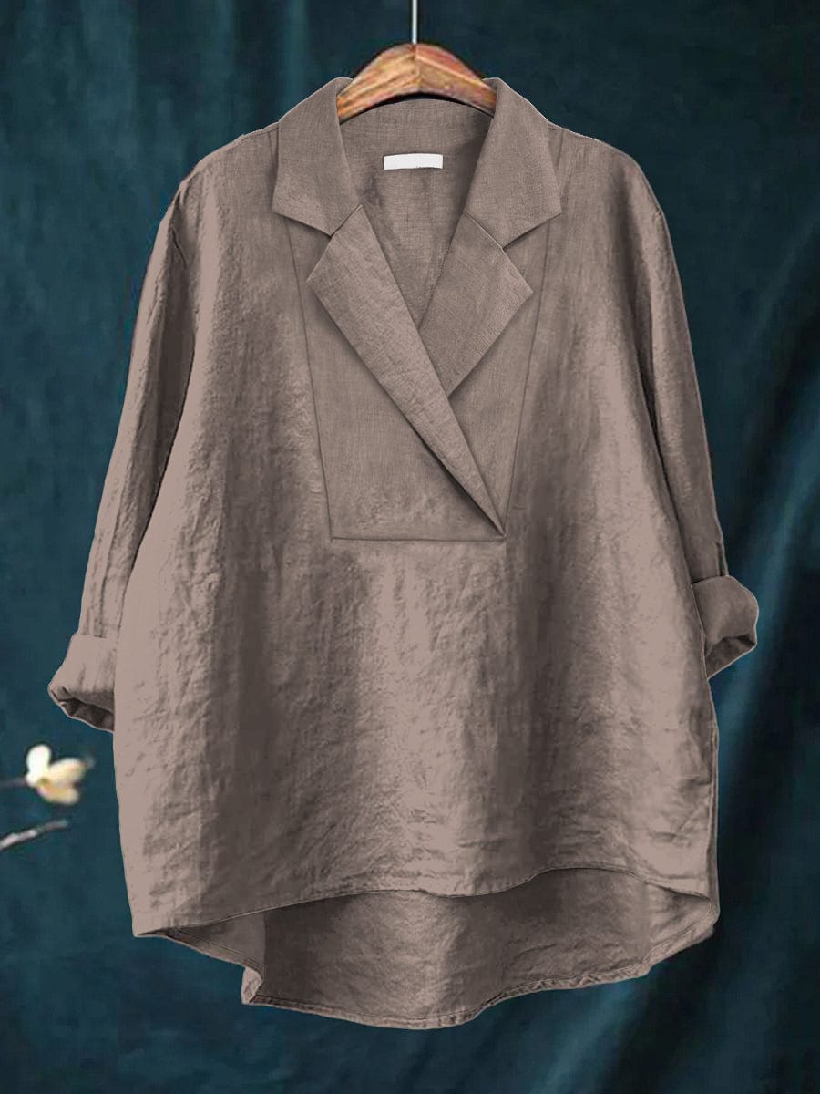 Bluse i Linned Kimberly