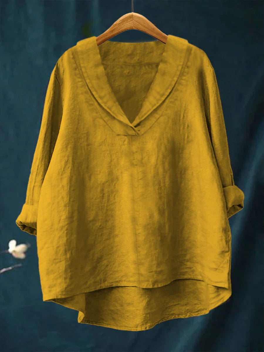 Bluse i Linned Samantha