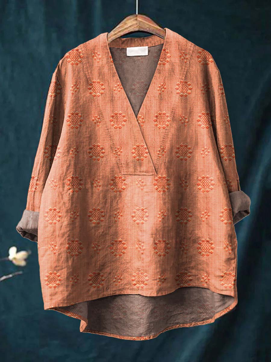 Bluse i Linned Cara
