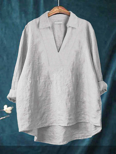 Bluse i Linned Maria