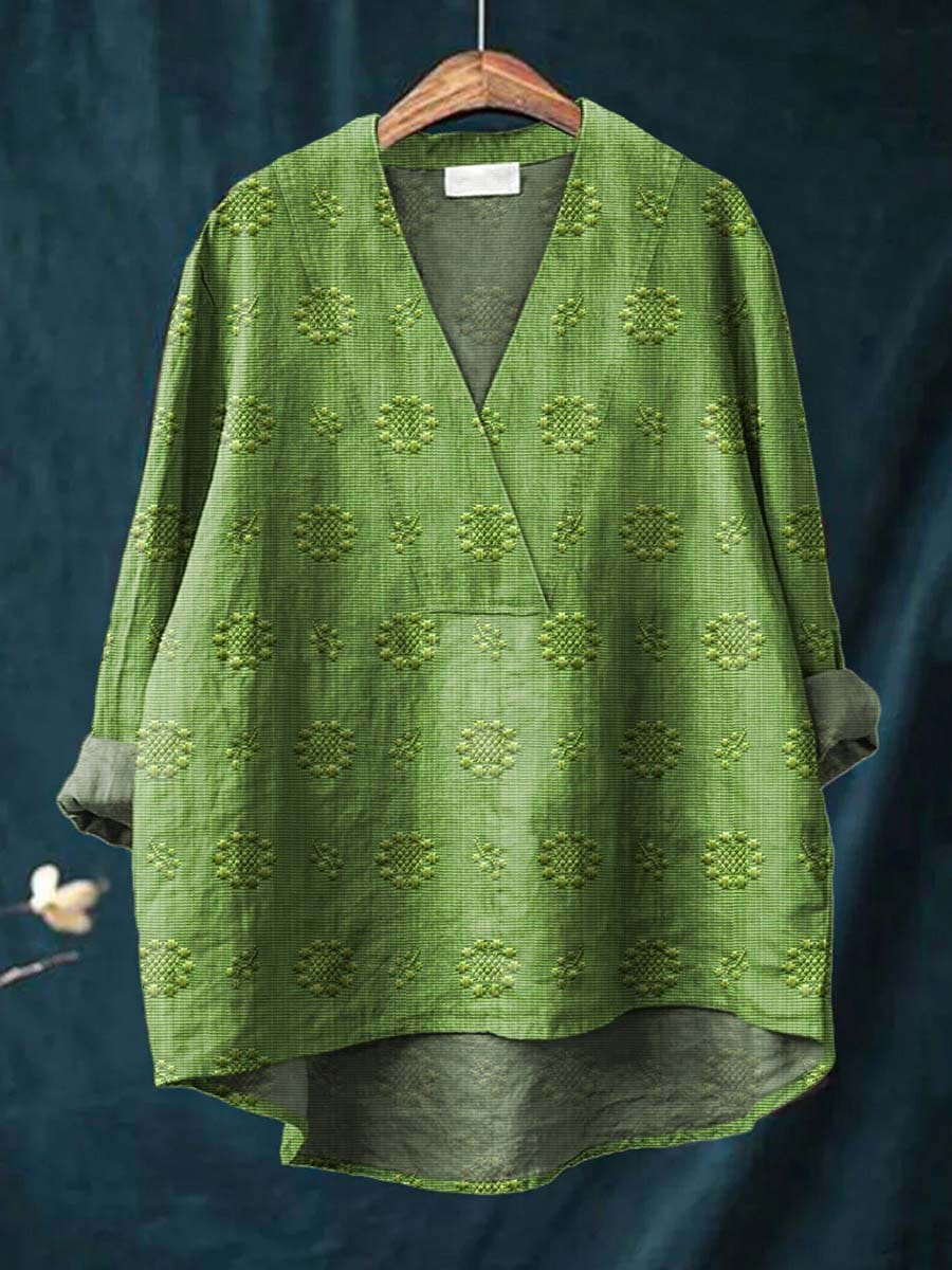 Bluse i Linned Cara