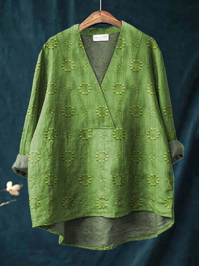 Bluse i Linned Cara