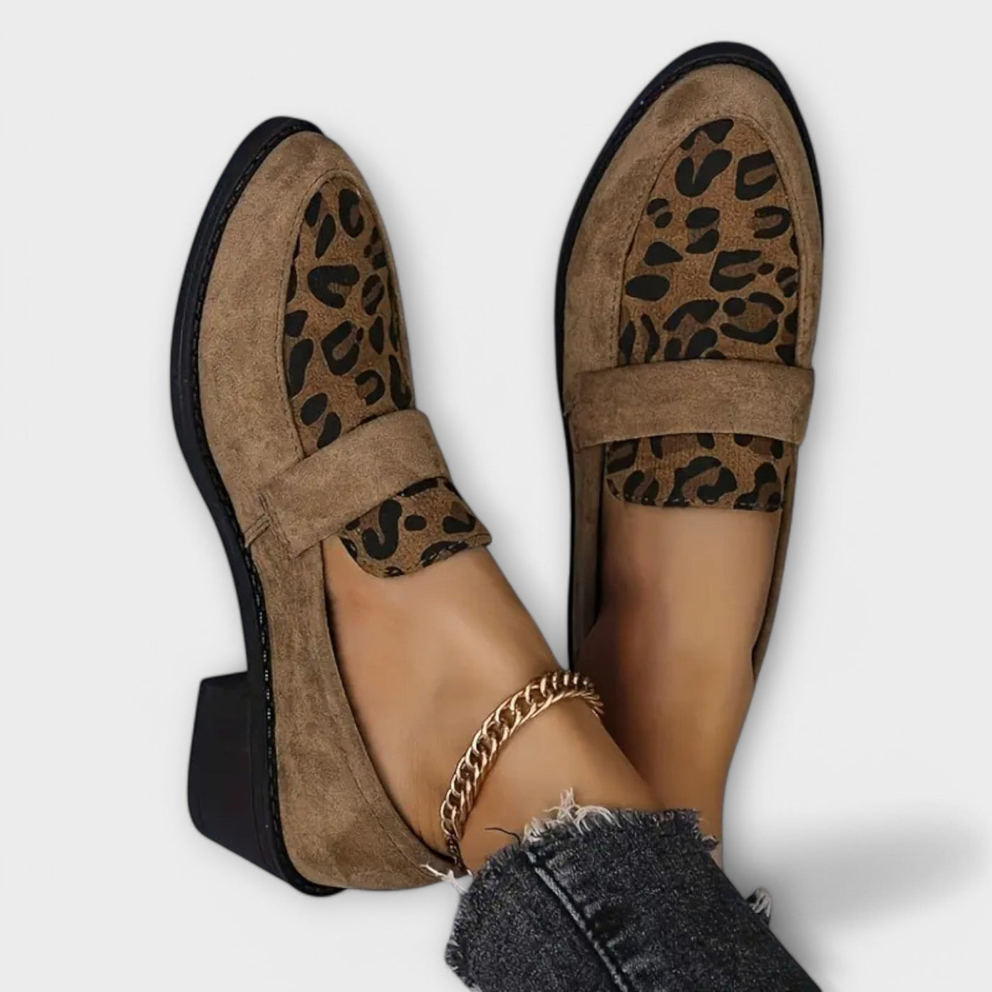 Karla | Elegante kvinders sko med leopardprint
