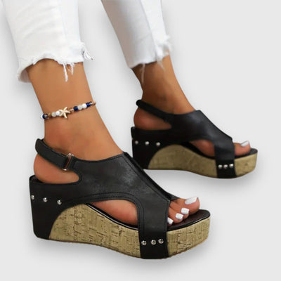 Mia | Vintage Plateau-Sandaler
