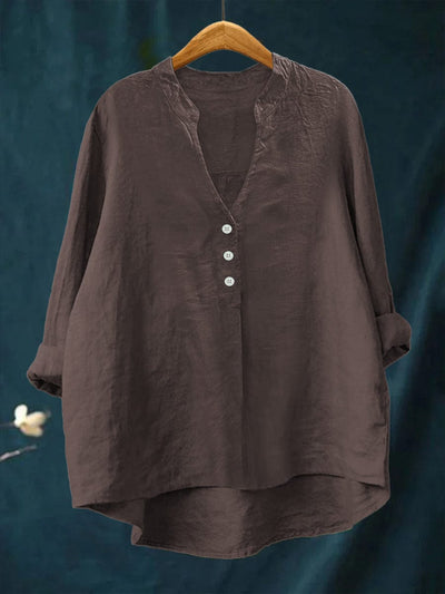 Bluse i Linned Sabrina