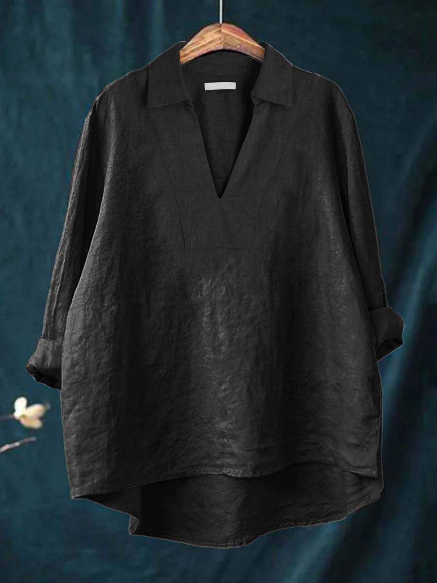 Bluse i Linned Maria