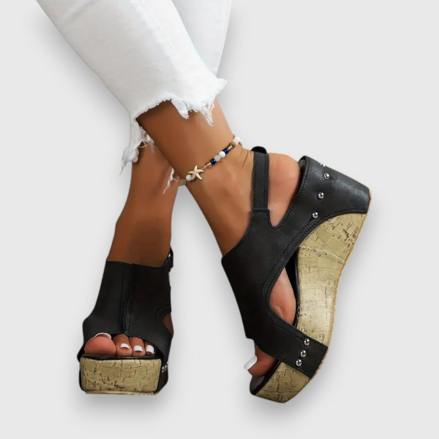 Mia | Vintage Plateau-Sandaler