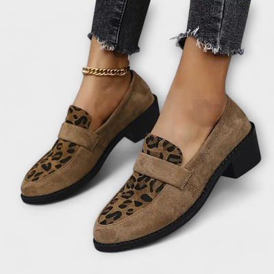 Karla | Elegante kvinders sko med leopardprint