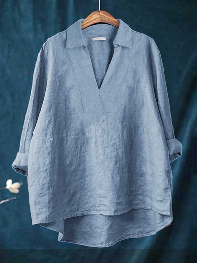 Bluse i Linned Maria