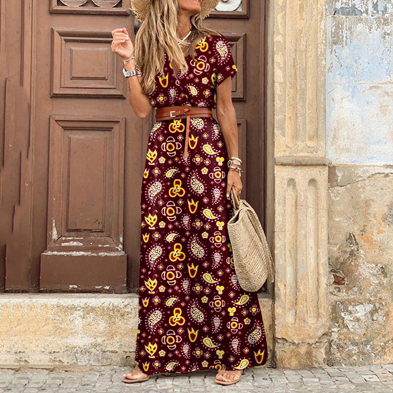 Luna | Elegant Maxi Boheme Kjole