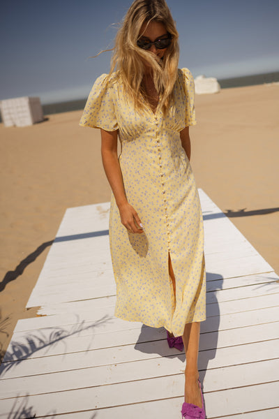 Diana™ | Det Blomstrede Sommer Midikjole