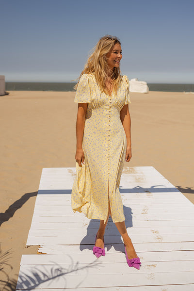 Diana™ | Det Blomstrede Sommer Midikjole