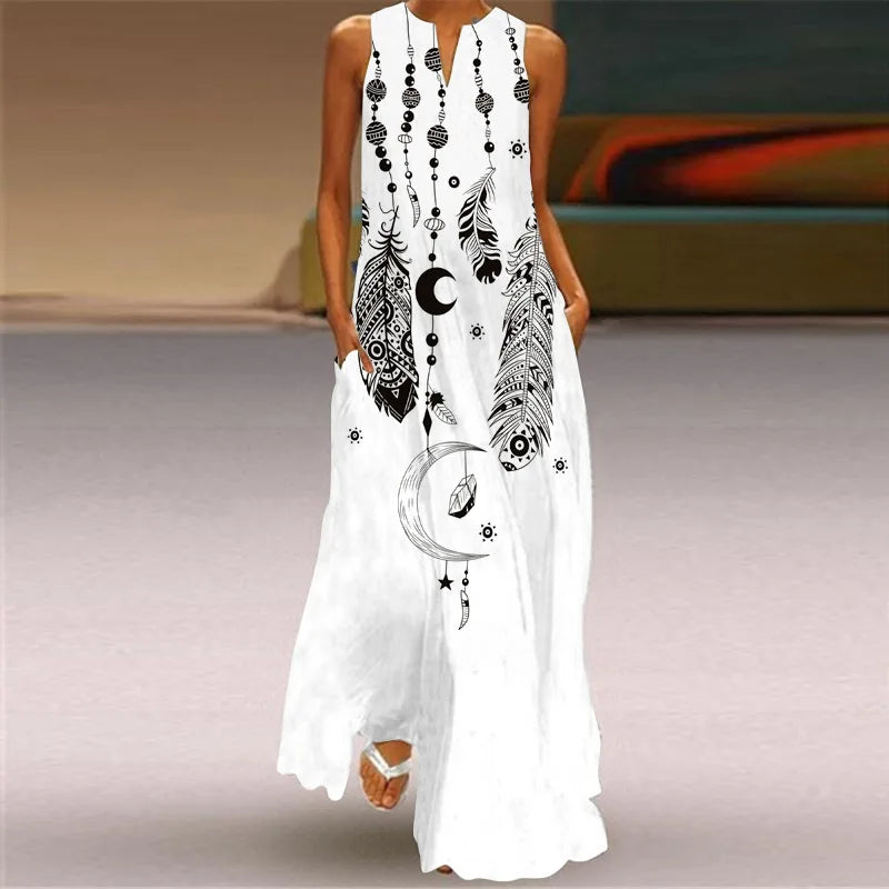 Aurelia™ - A-Line Kjole Butterfly Bloom