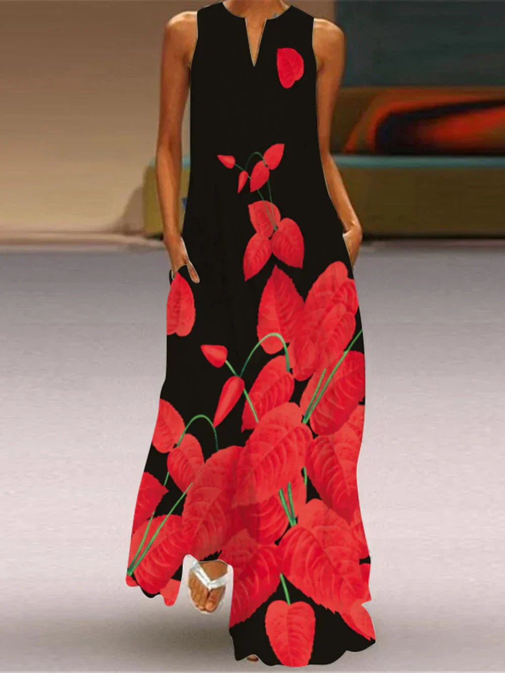 Aurelia™ - A-Line Kjole Butterfly Bloom
