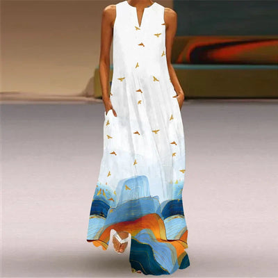 Aurelia™ - A-Line Kjole Butterfly Bloom