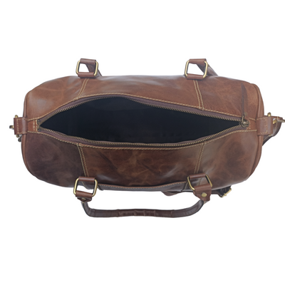 Crazy Horse Læder Mini Duffel Bag