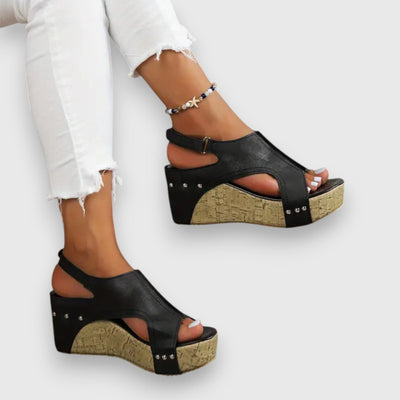 Mia | Vintage Plateau-Sandaler