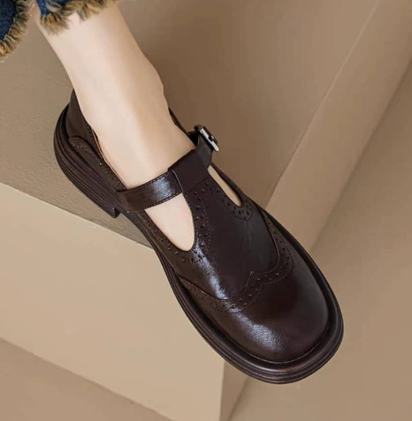 Isla | Elegante Læder-Mary Janes