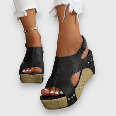 Mia | Vintage Plateau-Sandaler