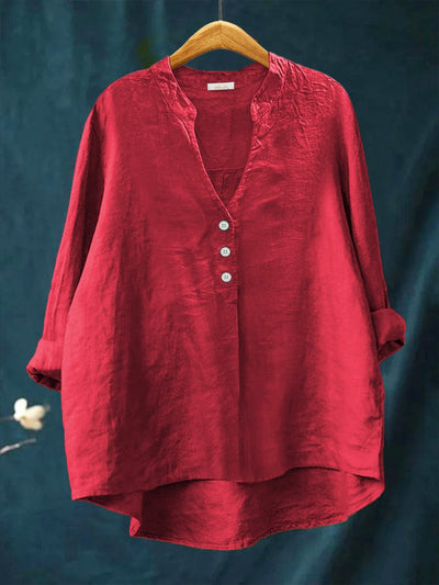 Bluse i Linned Sabrina