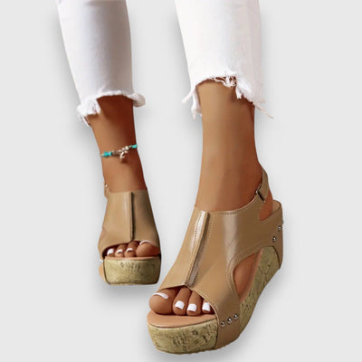 Mia | Vintage Plateau-Sandaler