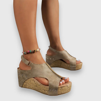 Mia | Vintage Plateau-Sandaler