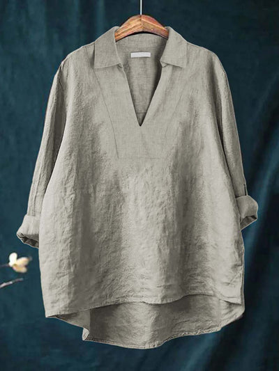 Bluse i Linned Maria