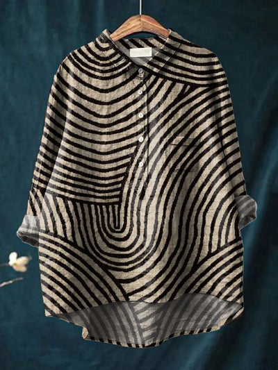 Bluse i Linned Melina