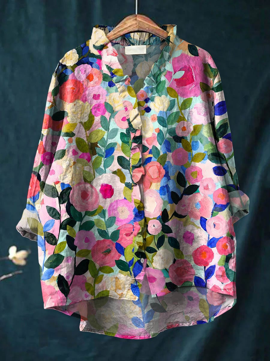Bluse i Linned Alisa