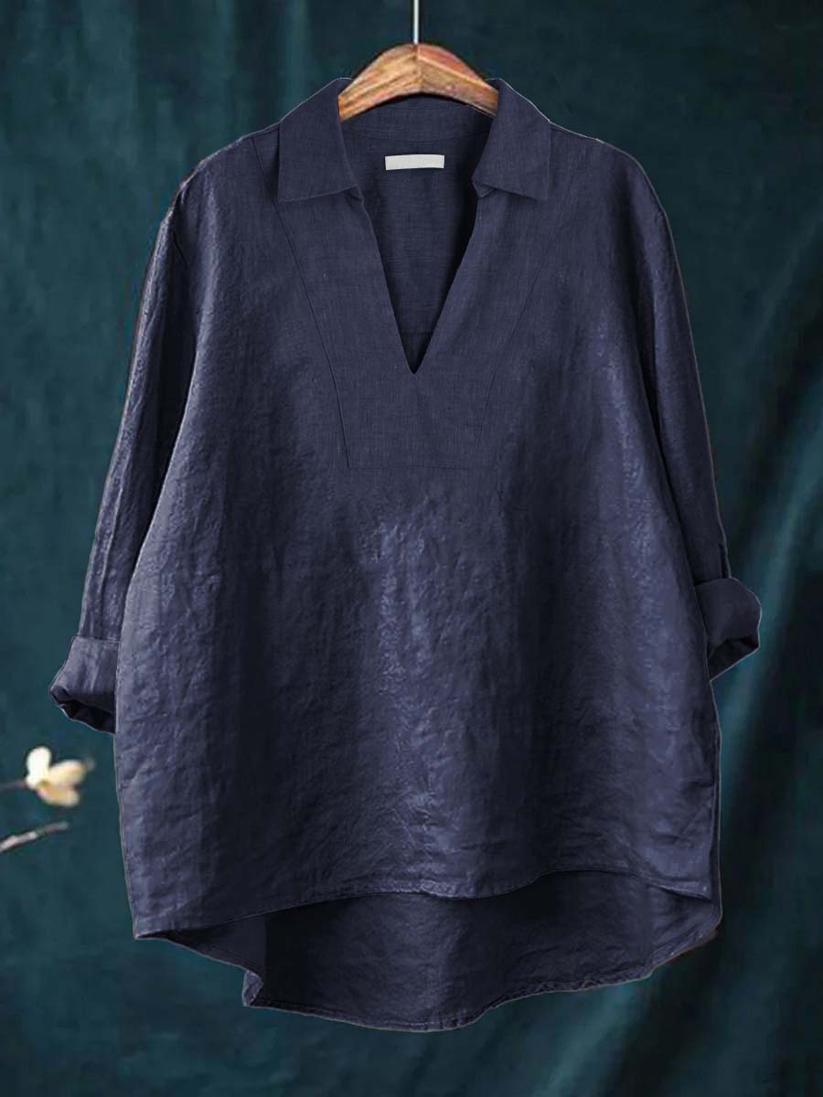 Bluse i Linned Maria