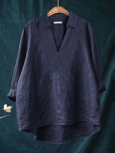 Bluse i Linned Maria