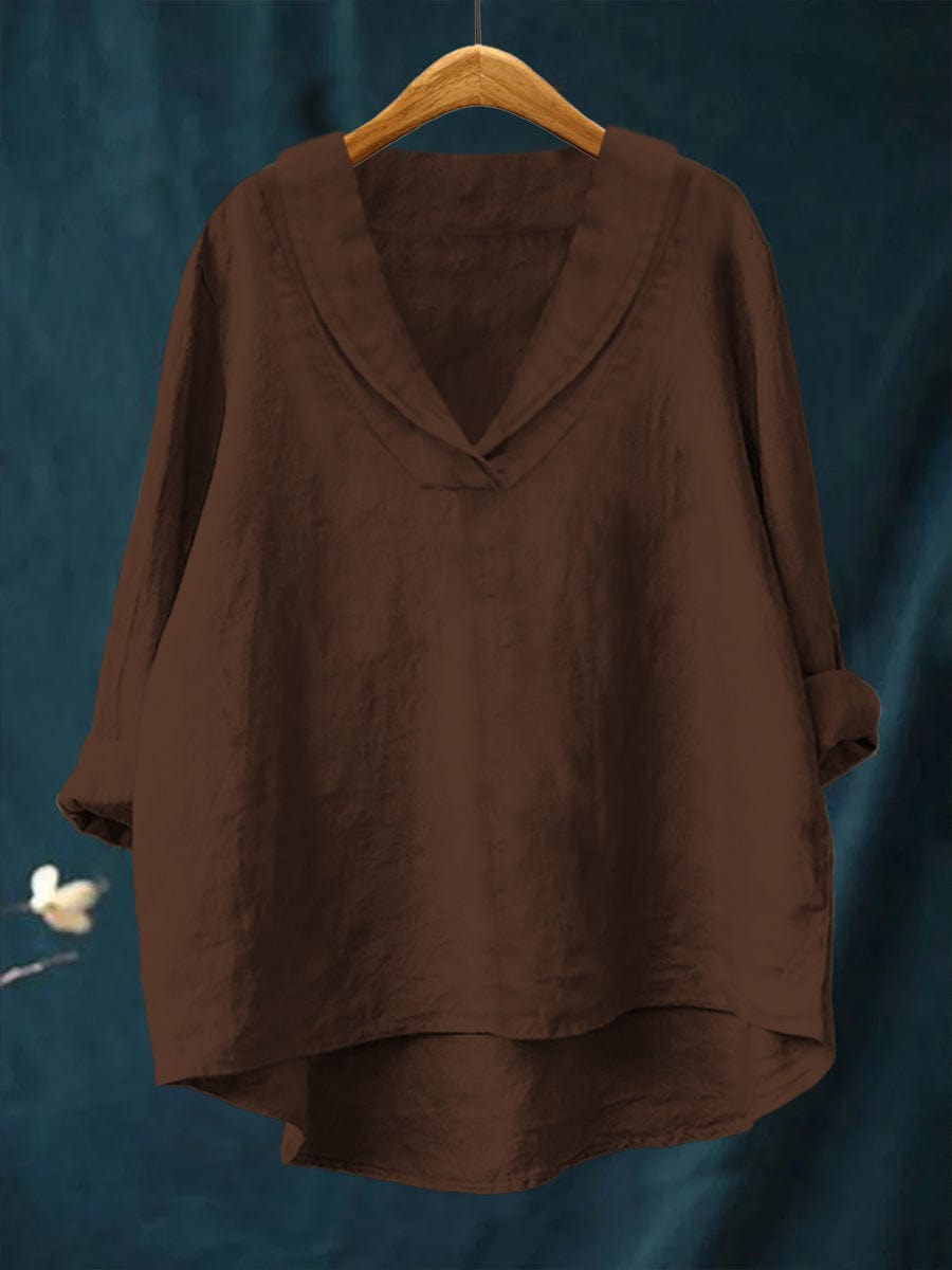 Bluse i Linned Samantha