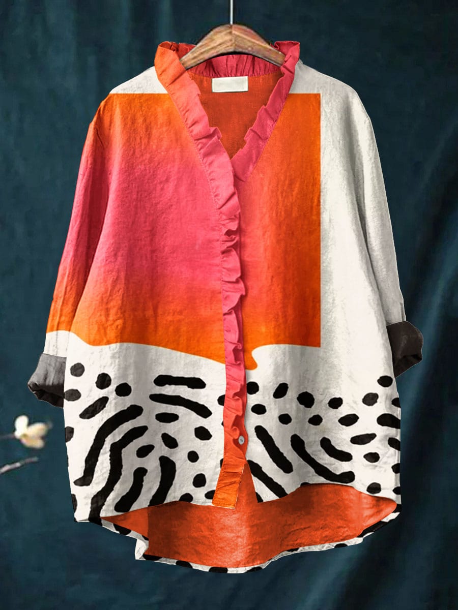 Bluse i Linned Melinda