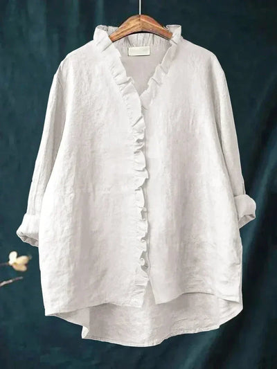 Bluse i Linned Eline