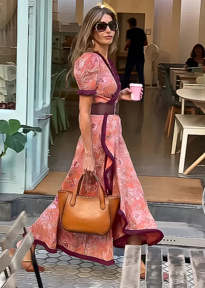 Charlotte - Elegant Maxikjole Rosa