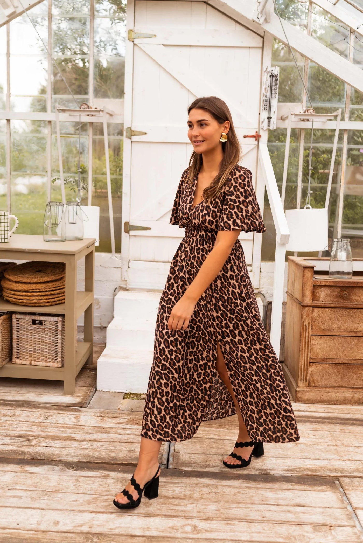 STELLA™ | LEOPARD MAXIKJOLEN 